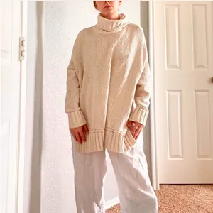 Aerie Cream Cowl Neck Sweater thumbnail 6