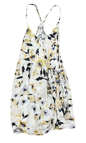 O'Neill Brandon Wrap Dress XS Multicolor Floral Summer Adjustable Straps thumbnail 1