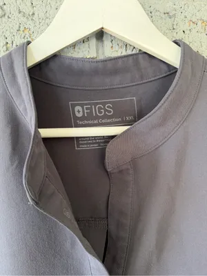 Figs Rafaela Scrub Top Charcoal Size XXL thumbnail 5