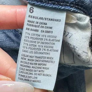 American Eagle Outfitters Light Wash Super Stretch Artist Crop - Size: 6 thumbnail 5