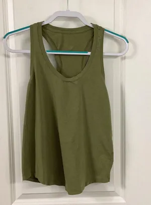 Lululemon Tank In Bronze Green thumbnail 1