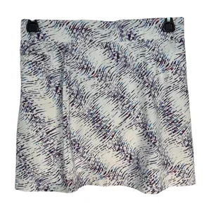 Pebble Beach Performance Skort Women's Size Medium White Blue Print Golf‎ Tennis thumbnail 2