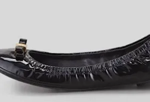 Tory Burch Eddie Bow Patent Leather Ballerina Flats thumbnail 4