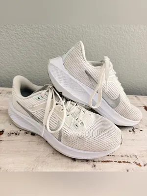 Nike Downshifter 13 Women’s Running Shoes White Gray Sneakers Size 5 DV3854-101 thumbnail 2