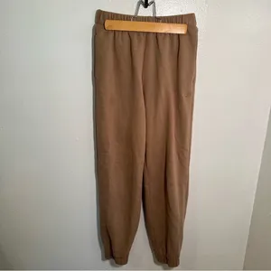 Hollister Women's Sz XS Ultra High-Rise Jogger Sweatpants Beige Tan Cotton Blend thumbnail 6