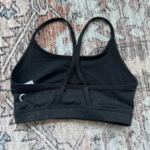 ZYIA Black Reflective Mirage Brilliant Bra Black Speckled Size XS thumbnail 5
