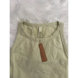 Skims Cotton Jersey High Neck Tank Pistachio Size 4X thumbnail 4