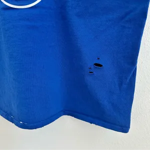 Chicago Cubs "2016 World Series Champions" Blue Off the Shoulder T-shirt thumbnail 5