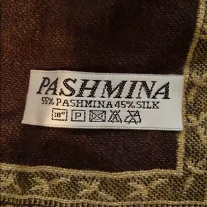 Pashmina paisley dark colors scarf (A) thumbnail 6