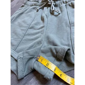 Abercrombie & Fitch High Rise Paper Bag Shorts Sage Green thumbnail 8