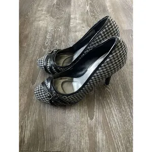 APT 9 Plaid stiletto With Patent Leather‎ shoes S-98 thumbnail 4
