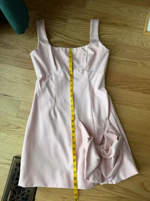 ELLIATT Pink Bow Mini Dress Size Medium Square Neck Party Dress thumbnail 7