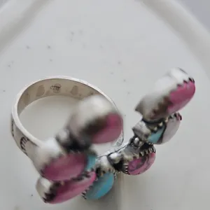 Cotton Candy Naja Turquoise Ring thumbnail 2