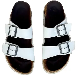 Birkenstock Arizona Unisex White Birko-Flor Sandals EU 39⁠ Cork Slide Buckle⁠ thumbnail 12