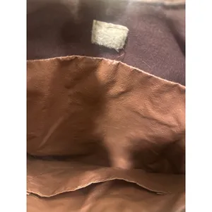FS Originals Brown Canvas Hobo Shoulder Bag With Tan handmade Accents VTG purse thumbnail 6