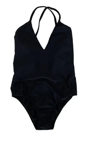 Rebekah Victoria Swimsuit Small Black One Piece Sexy Retro Y2K Beach thumbnail 1