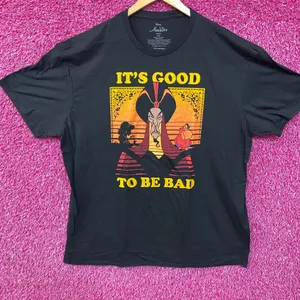 Disney Aladdin Jafar It's Good to Be Bad Graphic T-Shirt 2XL thumbnail 1