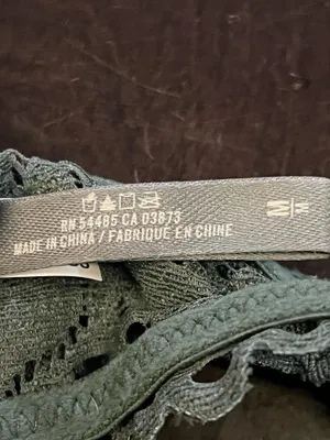 Aerie Bralette Bra Womens Medium Green Lace Wireless Halter Lined Longline thumbnail 8