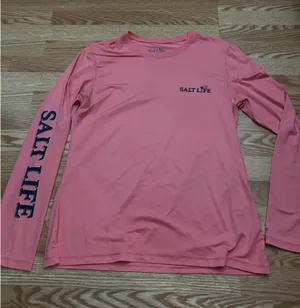 Salt Life Pink fishing long sleeve thumbnail 1