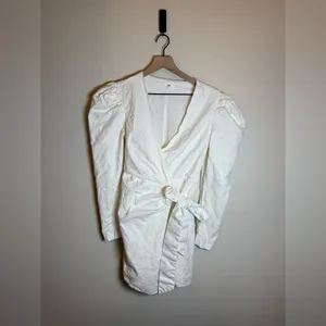 LPA Imelda Linen‎ Blend Wrap Dress thumbnail 3