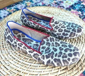 Rothy’s Mocha Spot Loafers Retired Size 6 Womens Brown Tan thumbnail 1