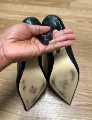 Zara black pointed toe shoes thumbnail 8