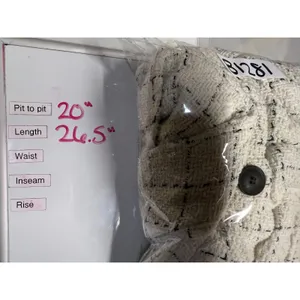 ZARA Oversized Tweed Shacket Overshirt‎ Women XS Ivory Check Textured Oversized thumbnail 6