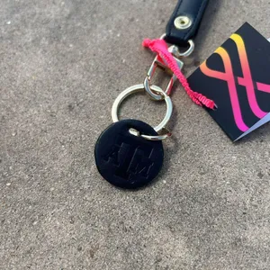 New Black Leather Key Chain Holder Texas A&M thumbnail 6