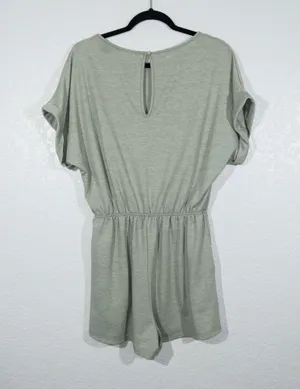 New Gilli Sea Green Butter Soft Casual Romper Size Medium thumbnail 6