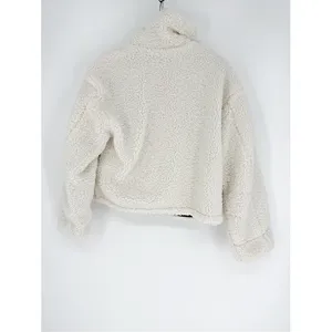Levi's Reversible Sherpa Faux Leather‎ Jacket Women's S Black White Cozy thumbnail 3