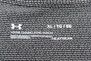 Under Armour Gray Short Sleeve V-Neck Heat Gear Loose Fit Shirt thumbnail 3