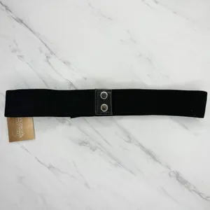 NWT Francesca's Beaded Bow Stretch Cinch Belt Small/Medium (S/M) Black ✨ thumbnail 2