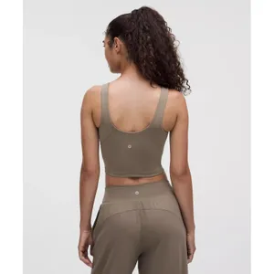 Lululemon Align Tank Top V-Neck Nulu Cropped Yoga Longline Bra Size 6 thumbnail 2