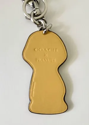 Coach X Peanuts Charlie Brown Bag Charm CBG59 NWT thumbnail 3
