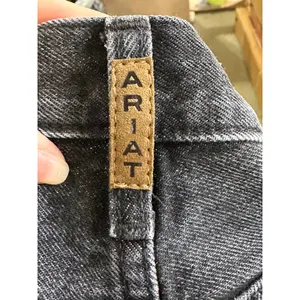 Ariat Denim Ultra High Rise Tomboy Shorts Jazmine Black Pittsburg Size 26 thumbnail 8
