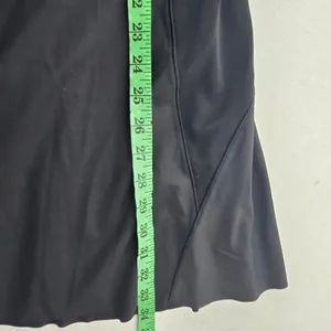 Athleta Match Point Tennis Dress Black Mesh Racerback Quarter Zip‎ Pockets M thumbnail 11