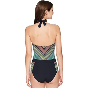 New. BLEU Rod Beattie plunge neck swimsuit. Retails $149. Size 10 thumbnail 8