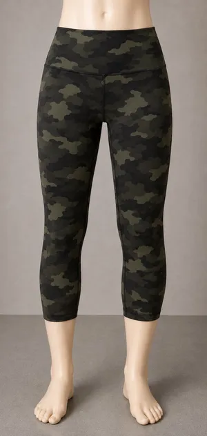 Lululemon Align High-Rise Crop 21” Heritage Camo Size 6 thumbnail 1