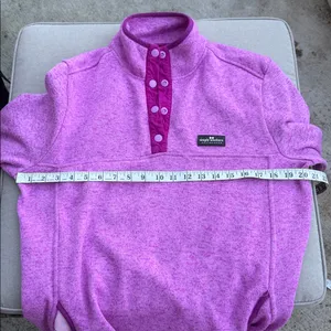 Simply Southern Magenta Fleece Pullover size XL thumbnail 6