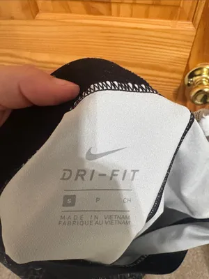 Nike Pro Dri-Fit Size Small Black and Grey Spandex Athletic Shorts thumbnail 3
