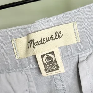 Madewell The Garment Dyed ‘90s Straight Cargo Pant Solstice Grey Blue Size 33 thumbnail 10