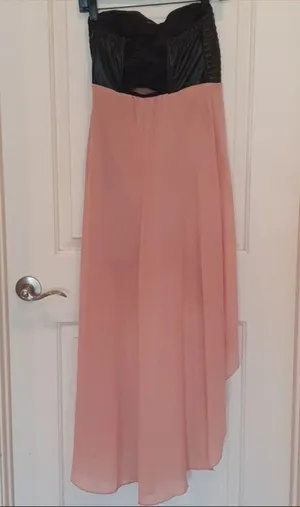 Casting empire waist pink strapless dress L thumbnail 5