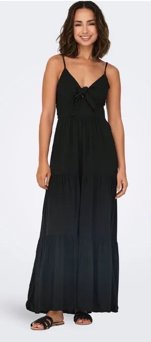 Justify black maxi boho dress thumbnail 1