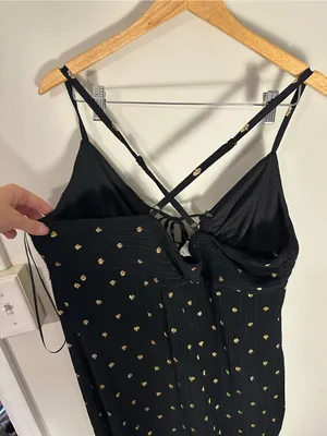 NWT Never Fully Dressed Black Megan Plisse Dress 14 thumbnail 6