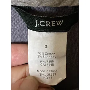 J. Crew Womens Skirt Gray Corduroy ‎ Sz 2 thumbnail 2