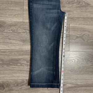 7 For‎ All Mankind Mid Waist Bootcut Y2K Jeans Women Sz 28 Dark Wash Cropped USA thumbnail 9