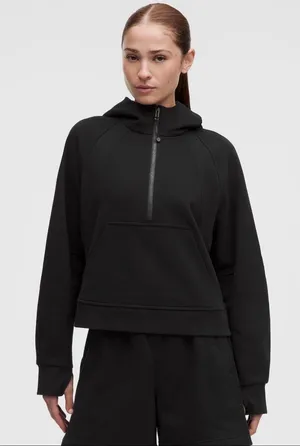 Lululemon Scuba Half-Zip Hoodie XS/S Black thumbnail 1