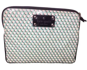 Kate Spade Small mint green polka zippered pouch thumbnail 1