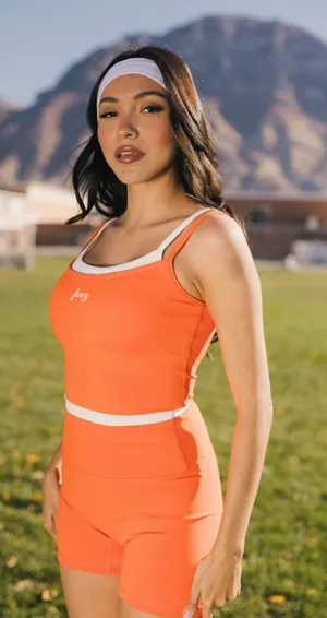 Fancy shorts Orange Size L thumbnail 1