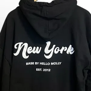 Hello Molly Exclusive Base Slip On New York‎ Black Hoodie Size XL thumbnail 9